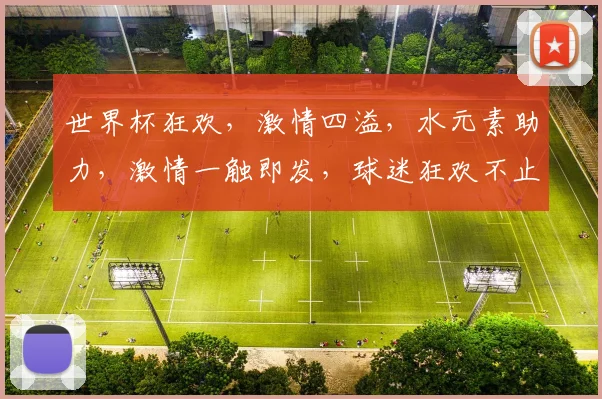 世界杯狂欢，激情四溢，水元素助力，激情一触即发，球迷狂欢不止